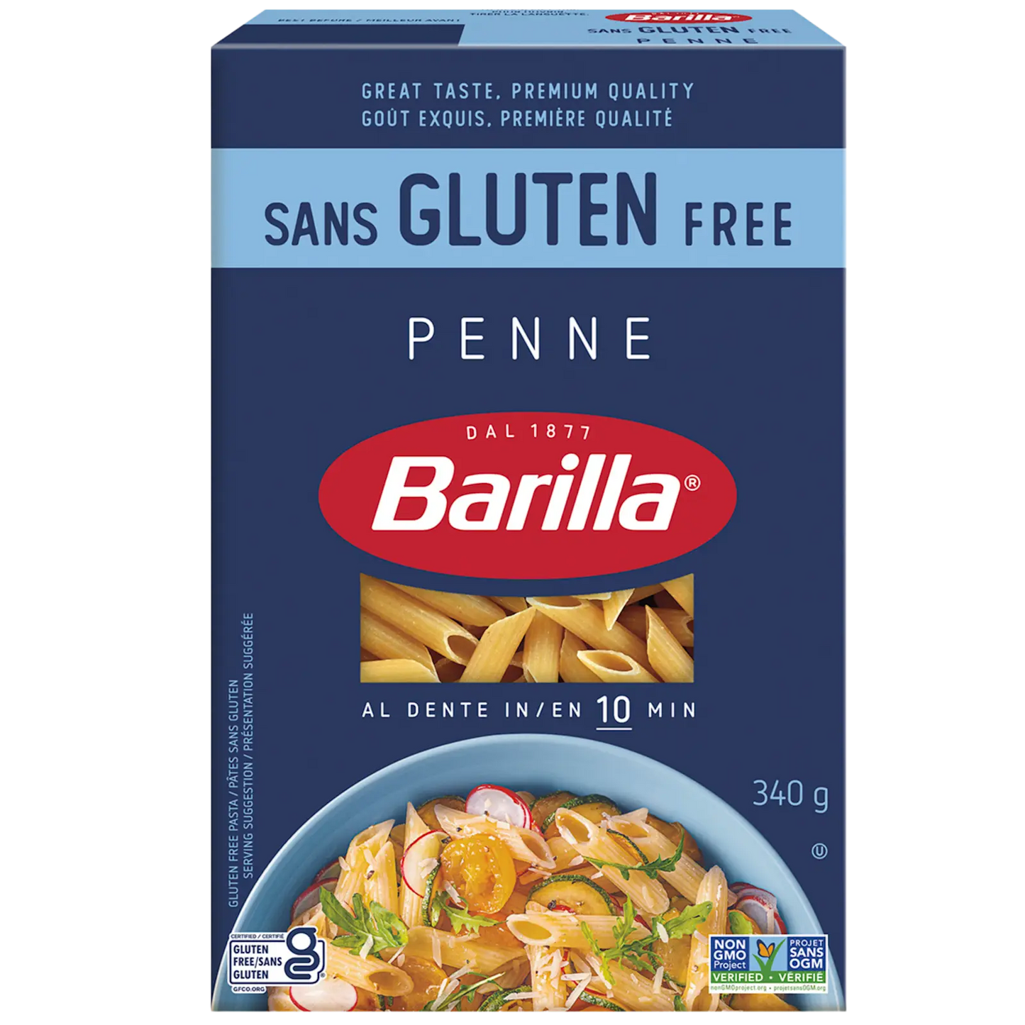BARILLA PASTA PENNE GLUTENFREE CANADA