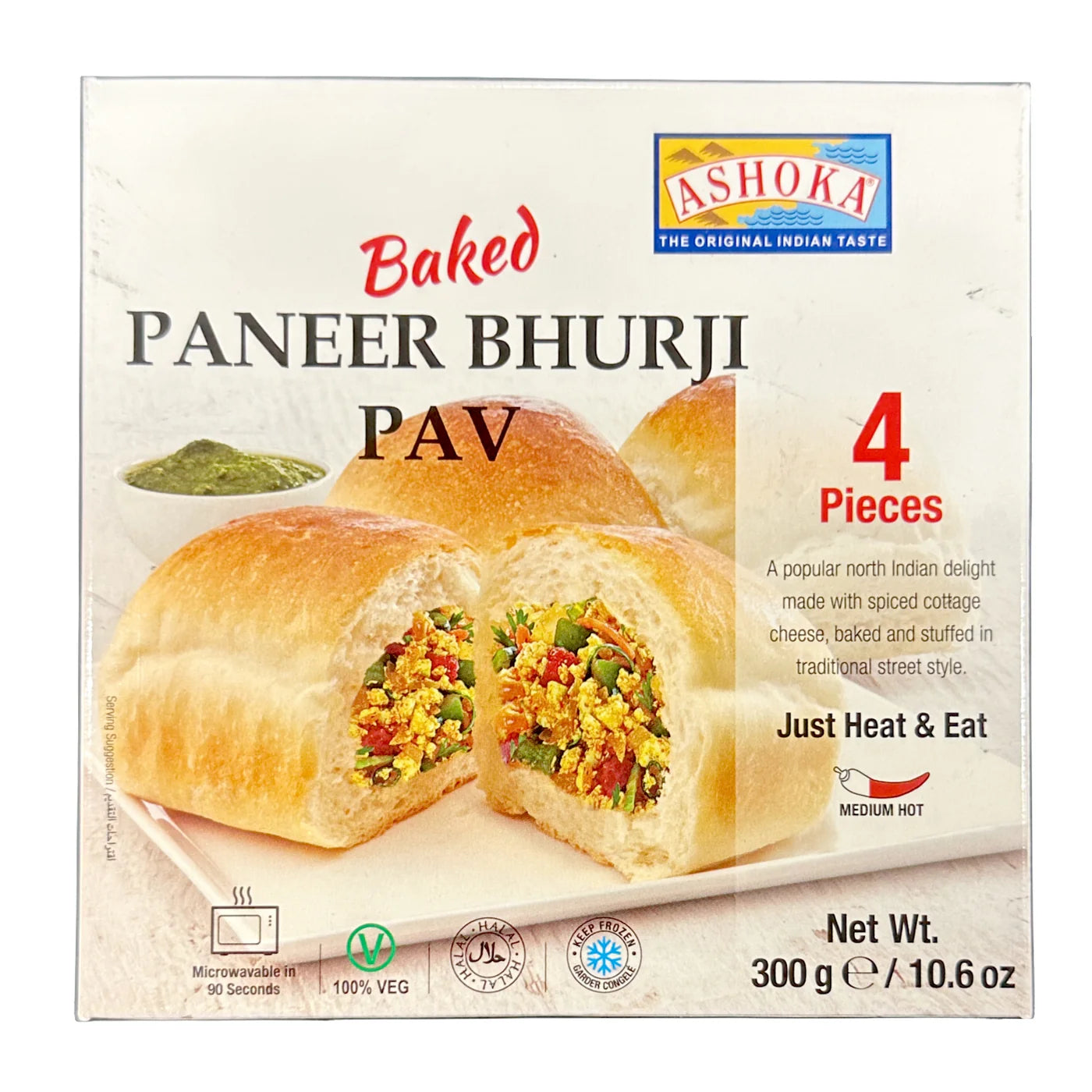 ASHOKA FRZ BAKED PANEER BHURJI PAV