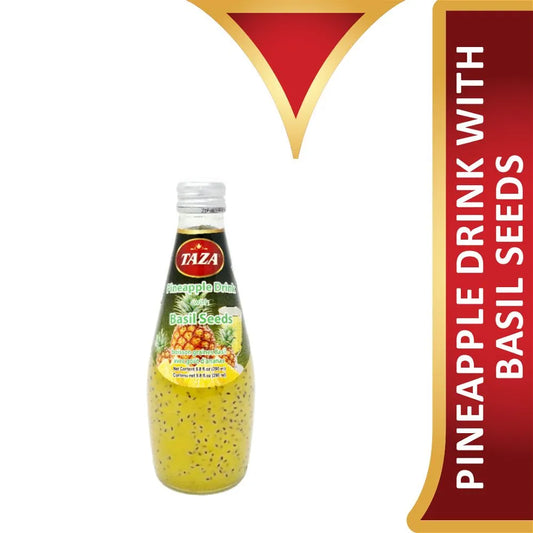 Taza Pineapple Drink With Basil Seeds