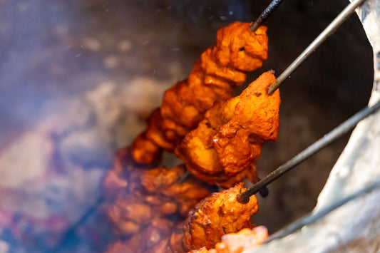 Charcoal Grill Chicken Tikka (Marinated)
