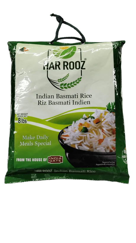 India Gate Har Rooz Rice 8Lb