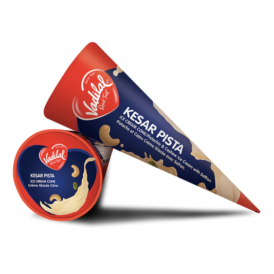 Vadilal Cones- Kesar Pista