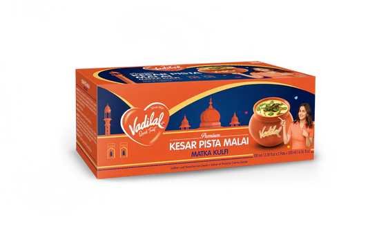 Vadilal Matka Kulfi Kesar Pista