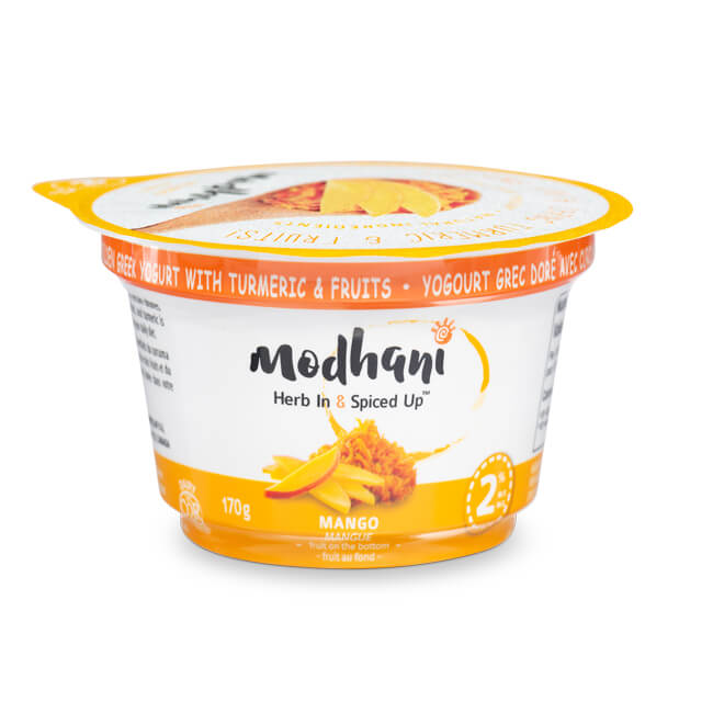MODHANI 2% MANGO YOGURT WITH TURMERIC AND FRUITS