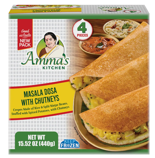 AK. MASALA DOSA WITH CHUTNEY (4PCS) [CAN]