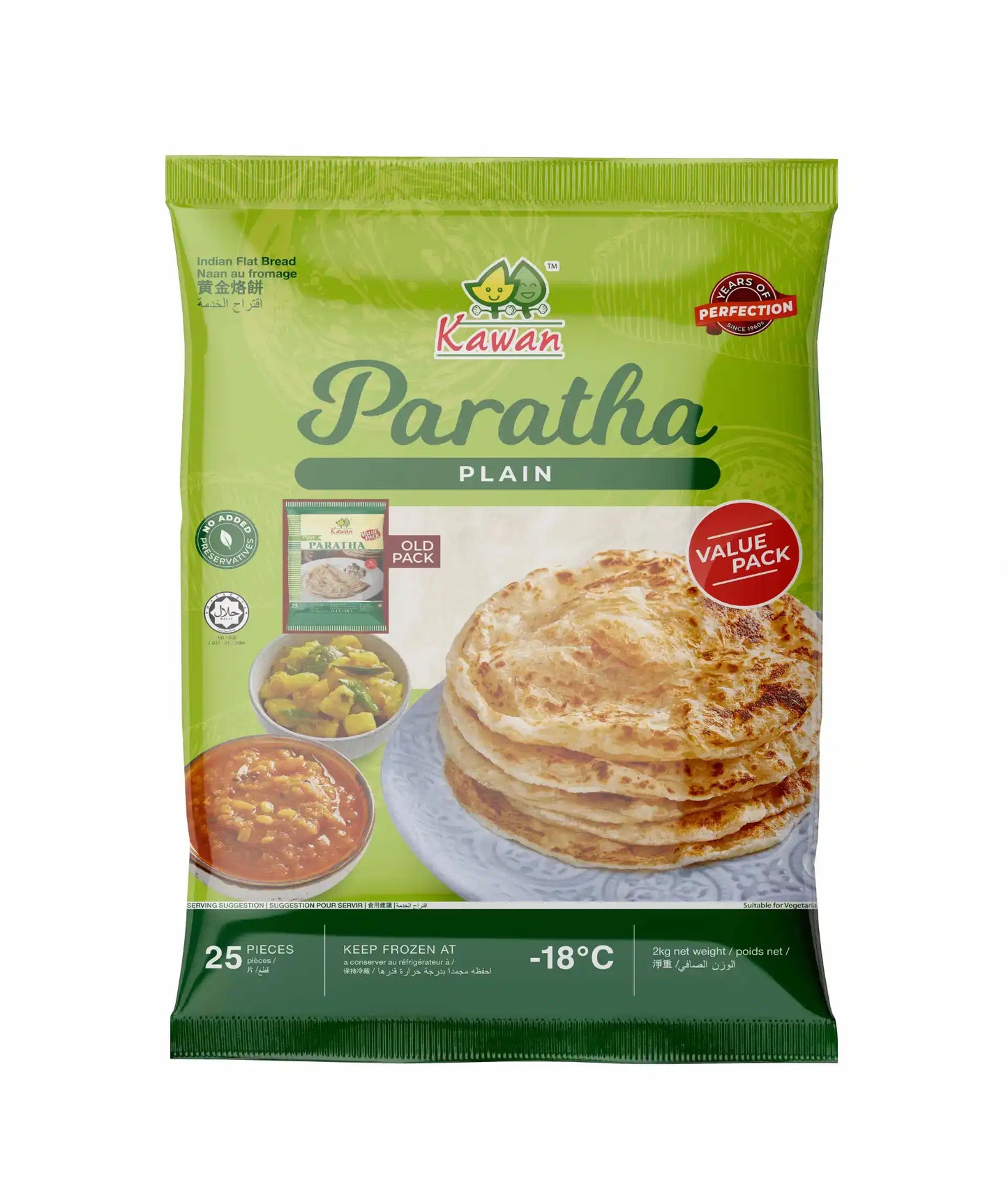 Kawan Roti Paratha Plain