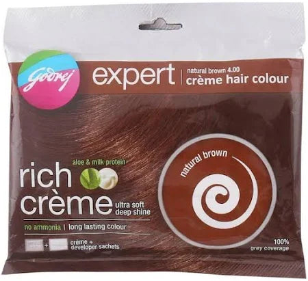 HAIR COLOR POWDER GODREJ NATURAL BROWN