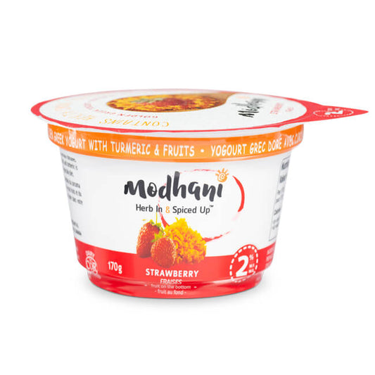 MODHANI 2%STRAWBERRY YOGURT WITH TURMERIC & FRIUTS