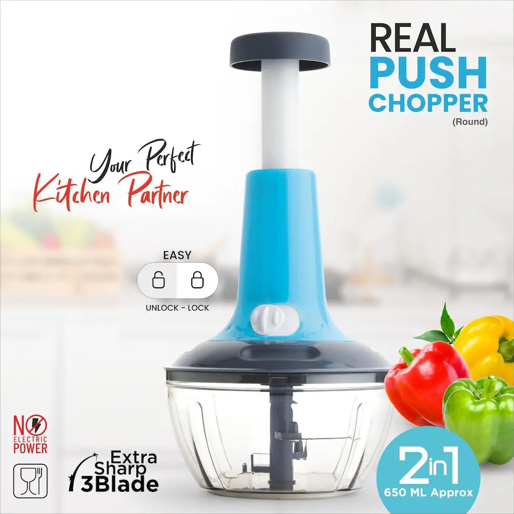 PUSH 'N' CHOP CHOPPER 2 IN 1